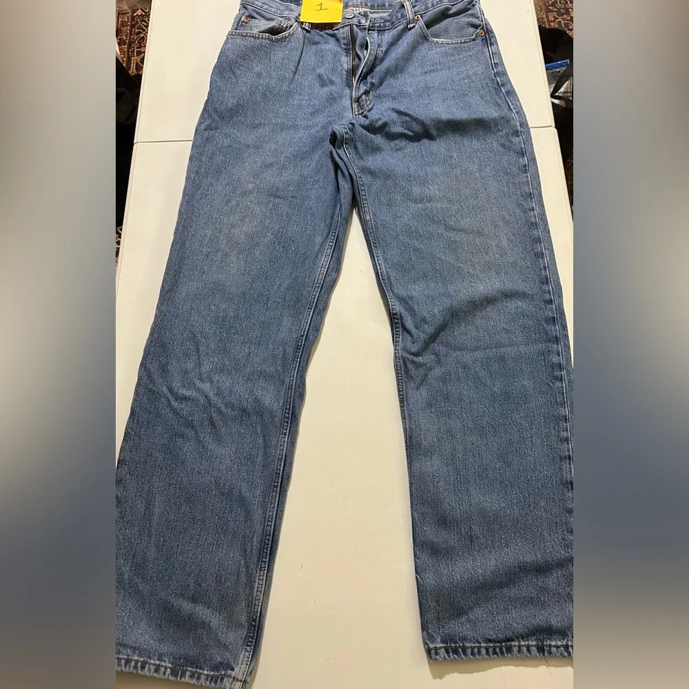 Men’s Levi’s 550 Jeans, dark stone wash, relaxed fit, 36x34.  MULTIPLE PAIRS!